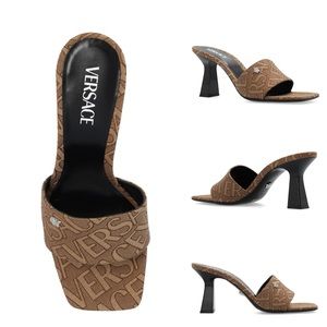 Versace Open Toe Mules